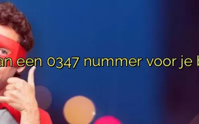 De voordelen van een 0347 nummer voor je bedrijf in Vianen