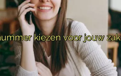 Waarom een 0546 nummer kiezen voor jouw zakelijke communicatie