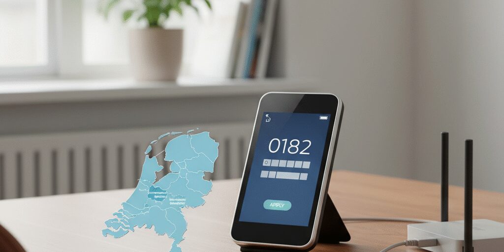 0182 nummer aanvragen Wil je een 0182 nummer aanvragen voor zakelijk gebruik of om lokaal bereikbaar te zijn in Gouda, Waddinxveen, Bodegraven, Bergambacht, Stolwijk of Haastrecht? Dan zit je bij FlexaVoip helemaal goed. Je kiest met een 0182 vast nummer voor herkenbaarheid in de regio rondom Midden-Holland, ideaal voor ondernemers, zorgpraktijken of bedrijven…