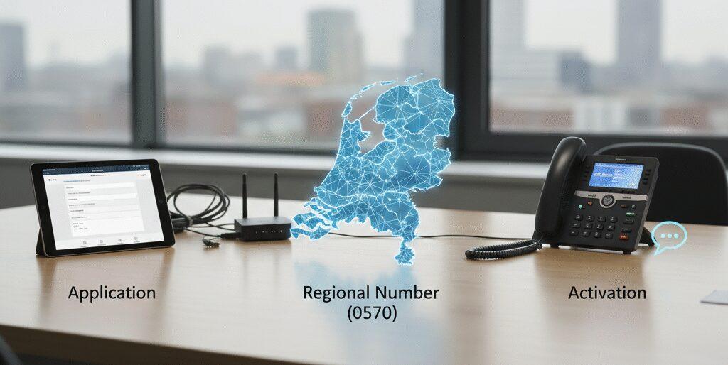 0570 nummer aanvragen Proces voor een 0570 nummer aanvragen: Van aanvraag tot activatie