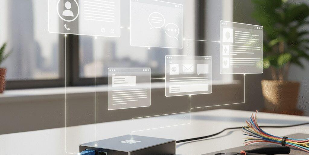 Hoe werkt omnichannel communicatie in voip systemen? Hoe verloopt het implementatieproces?