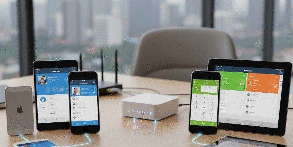 Ios android softphone mobile on pbx Types Softphone toepassingen voor iOS en Android
