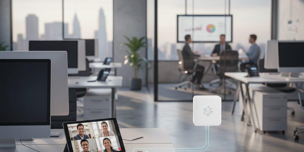 Moderne bedrijven zien VoIP als onmisbaar in hun communicatie. Elke dag wil je snel kunnen schakelen met je collega’s, klanten of partners. Via VoIP telefonie werk je flexibeler: geen gedoe meer met losse telefoonsystemen of dure lijnen. Je belt, vergadert en deelt belangrijke informatie in één slimme digitale omgeving. Met cloud-gebaseerde oplossingen hou je grip op je bereikbaarheid, waar…