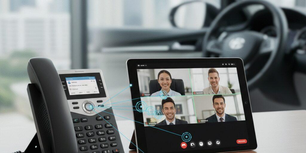 Stel je voor: de telefoon gaat, maar je zit net in een videogesprek of je bent onderweg. Met doorschakelen binnen een VoIP abonnement komt ieder gesprek toch goed terecht. Je kunt met VoIP eenvoudig doorschakelen naar een collega, mobiel nummer of zelfs een externe medewerker. Dat doe je allemaal via handige instellingen van je VoIP centrale, zoals een online beheerportaal of een app. Of je nu werkt…