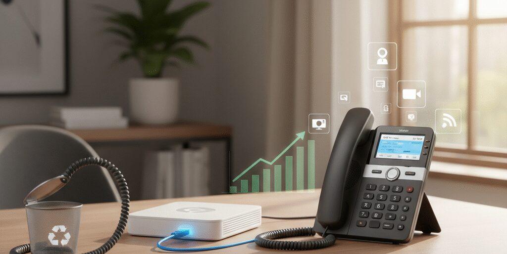 VoIP-telefonie via een modem: de voordelen Voeg geavanceerde functies toe zonder extra kosten