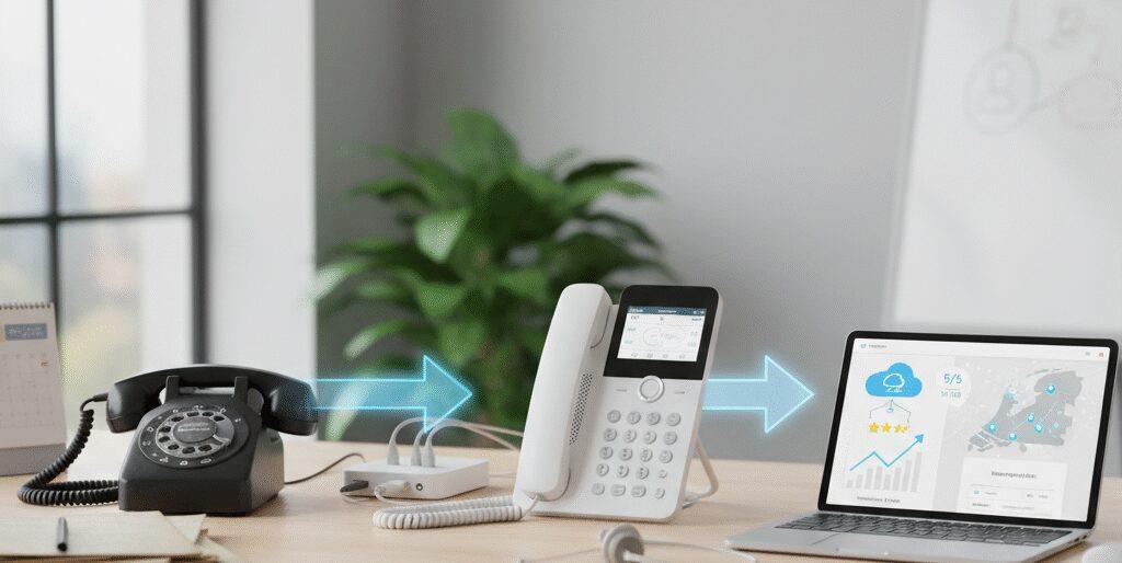 Zakelijke telefonie provider Proces om over te stappen naar een zakelijke telefonie provider