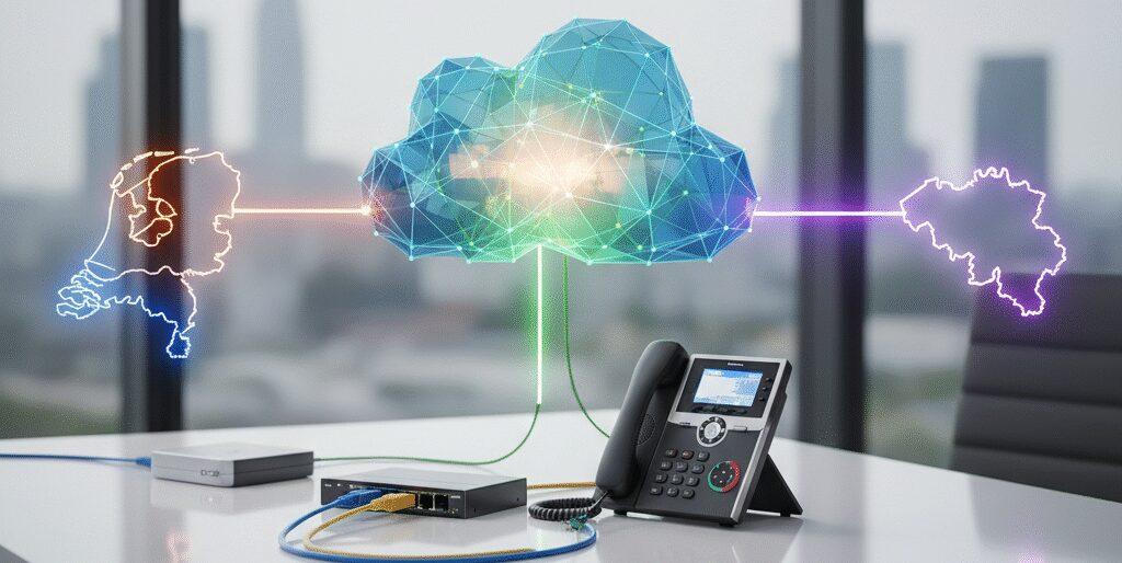 Hoe werkt voip bij providers actief in nederland en belgie? Wil je weten hoe VoIP precies werkt bij providers die actief zijn in Nederland en België? Met VoIP (Voice over Internet Protocol) bel je niet meer via de ouderwetse telefoonlijn, maar gebruik je gewoon een internetverbinding. Daarbij speelt het verschil tussen hosted VoIP, VoIP-telefonie, SIP-trunking en communicatieplatformen zoals cloud telefonie…