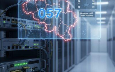 Waarom is het netnummer 057 ongebruikelijk in België?