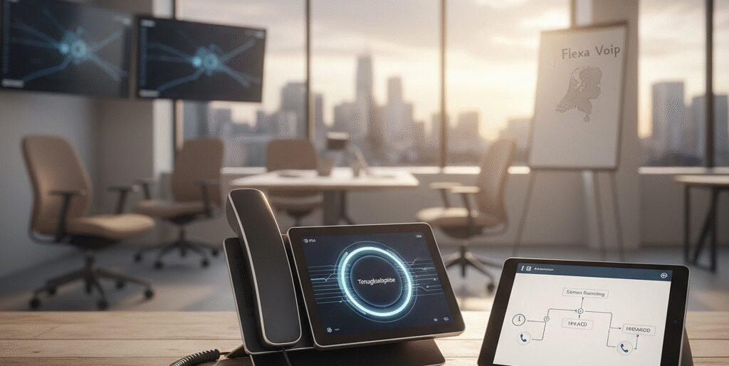 Wachtrij met terugbeloptie Wachtrij met terugbeloptie van Flexa Voip laat je klanten rustig doorwerken terwijl wij de lijn beheren. Ideaal voor Nederland en Belgie met onze VoIP telefooncentrale. Je biedt een terugbelservice via IVR en ACD. Slimme routering plant de callback zodra een agent vrij is. Wij tonen wachttijd, sturen een sms of…