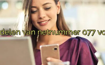 ﻿Kosten en voordelen van netnummer 077 voor jouw bedrijf.​