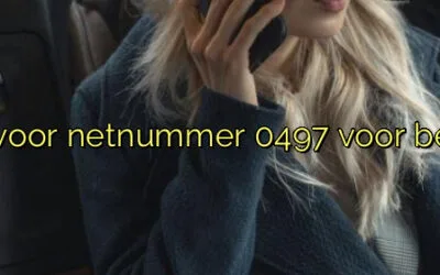 ﻿Waarom je kiest voor netnummer 0497 voor bedrijven in Bladel.​