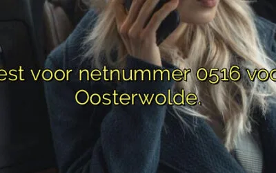 ﻿Waarom je kiest voor netnummer 0516 voor bedrijven in Oosterwolde.​