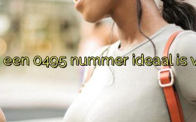 Ontdek waarom een 0495 nummer ideaal is voor jouw bedrijf
