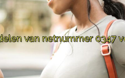 ﻿Kosten en voordelen van netnummer 0347 voor jouw bedrijf.​