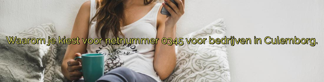 ﻿Waarom je kiest voor netnummer 0345 voor bedrijven in Culemborg.​