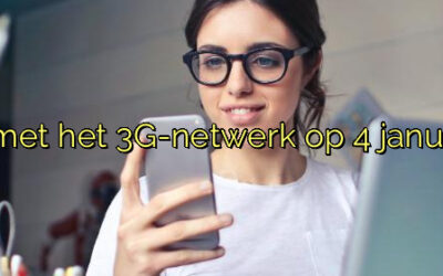 ﻿Vodafone stopt met het 3G-netwerk op 4 januari 2020: wat nu?