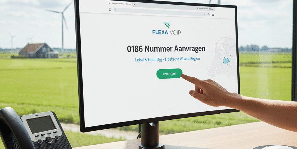 0186 nummer aanvragen is eenvoudig bij Flexa Voip en helpt jouw bedrijf direct aan een lokaal herkenbaar telefoonnummer. Dit netnummer hoort bij de provincie Zuid Holland en wordt vooral gebruikt in de Hoeksche Waard regio. Zo geef je klanten uit de buurt een vertrouwd gevoel als ze jou bellen. Voordeel&hellip;