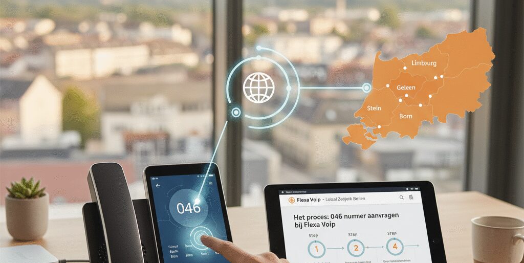 Het proces: 046 nummer aanvragen bij Flexa Voip