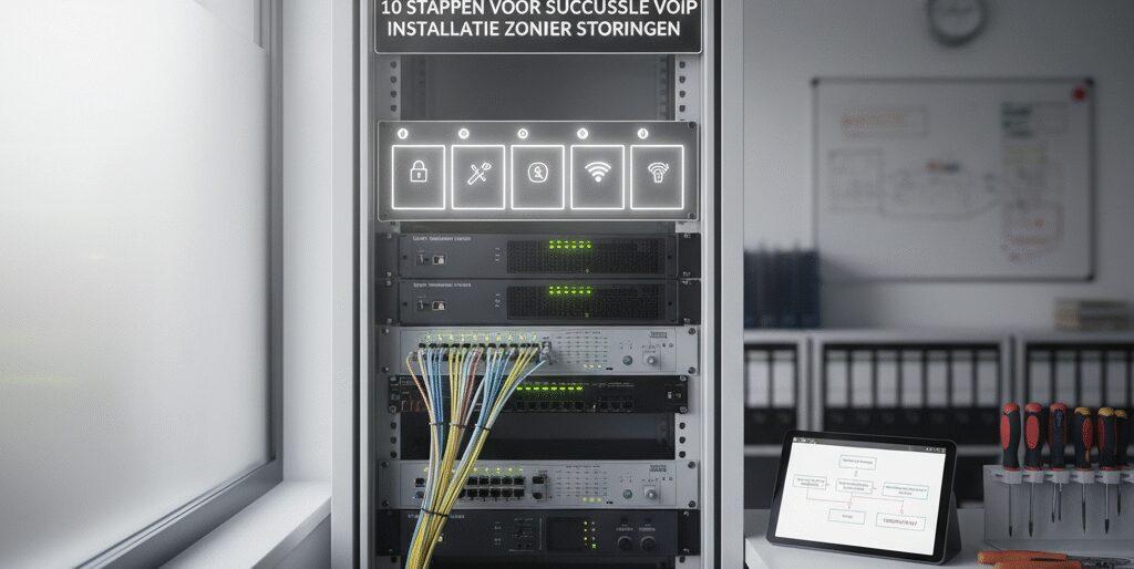 Wil je een storingsvrije VoIP installatie die altijd werkt? Met deze 10 stappen voor succesvolle VoIP installatie zonder storingen zorg je dat telefoongesprekken soepel verlopen, je netwerk betrouwbaar is en medewerkers moeiteloos bellen. In deze praktische aanpak komen essentiële onderdelen aan bod zoals bandbreedte, compatibele apparatuur, nummerbehoud, gebruikersbeheer en beveiliging.&hellip;