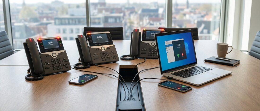 Bij Flexa Voip regel je een belgroep gelijktijdig laten rinkelen 076 nummer.​ We laten alle vaste toestellen, mobiel en softphone tegelijk overgaan.​ Ideaal voor Breda en regio 076 met belplan, tijdschema, keuzemenu en voicemail naar e mail.​ Wij koppelen je 076 nummer aan onze VoIP telefooncentrale en PBX functies zoals&hellip;