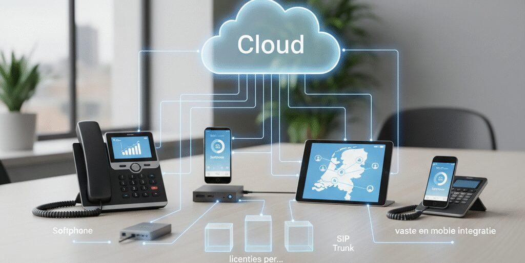 Cloud telefonie prijzen uitgelegd voor Nederland en België