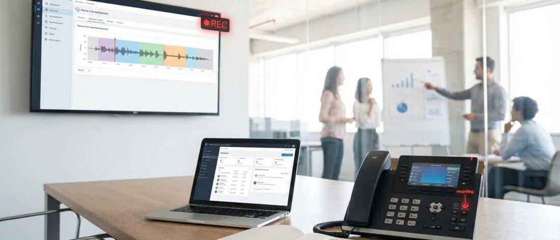 Hoe werkt het opnemen van gesprekken via VoIP?