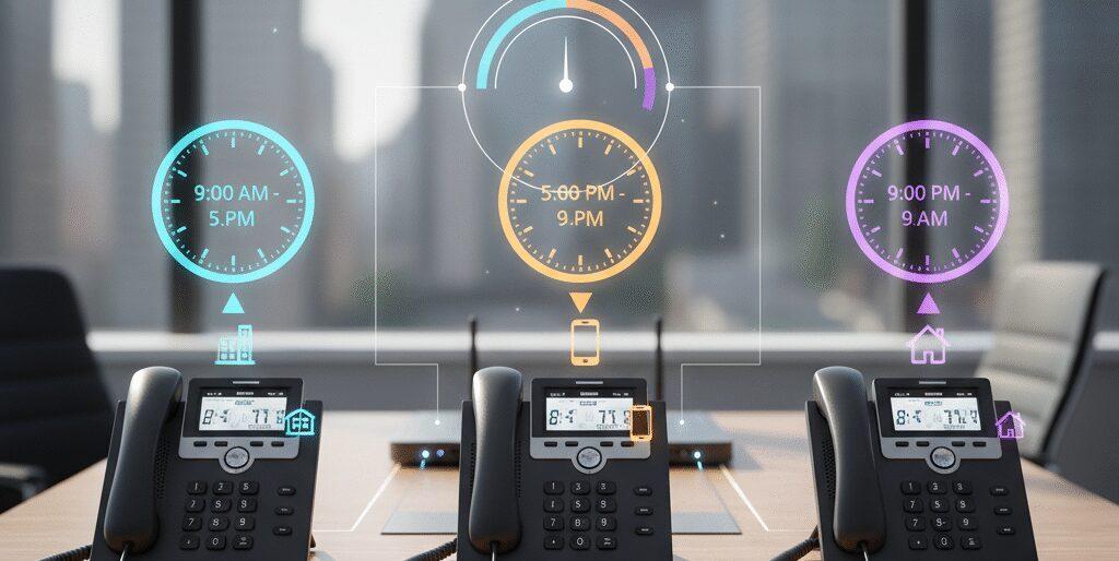 Stel je eens voor dat je telefoonverkeer automatisch wisselt van bestemming, afhankelijk van het tijdstip of de dag. Precies dát is de kracht van tijdsgebaseerde routering bij VoIP. Je bepaalt eenvoudig wanneer gesprekken bijvoorbeeld naar kantoor, mobiel, voicemail of zelfs een andere wachtrij moeten gaan. Dat maakt het ideaal voor&hellip;