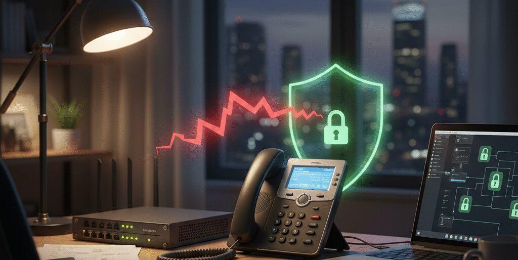 Belangrijkste bedreigingen voor VoIP bij thuiswerken