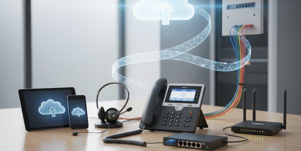 VoIP hardware en cloudtelefonie: De complete werking stap voor stap