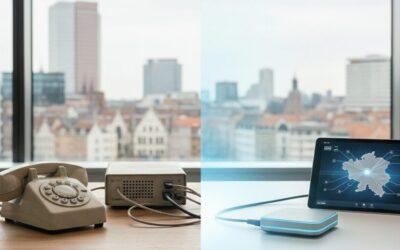 In belgie gebruiken steeds meer bedrijven voip als standaard.