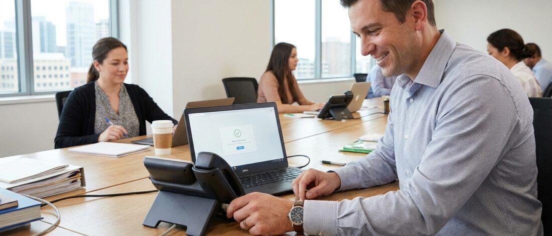 Je hoeft je geen zorgen te maken over ingewikkelde netwerken, servers of het integreren van telefooncentrales. Met VoIP bel je via internet in plaats van de klassieke telefoonlijn en dat opent veel deuren voor bedrijven die kosten willen besparen en flexibeler willen werken. Denk aan eenvoudige overstapmogelijkheden, zoals plug &&hellip;