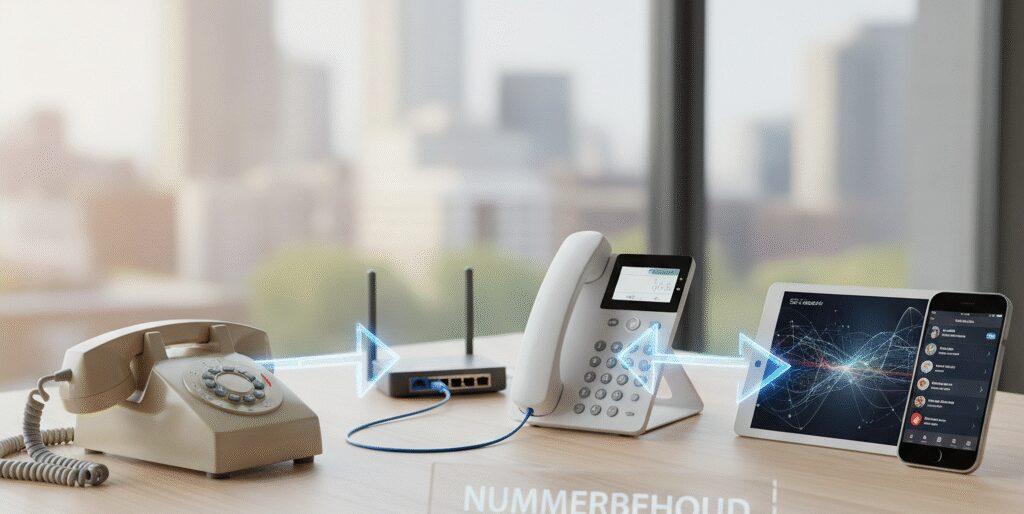 Proces en stappen bij nummerbehoud voor VoIP