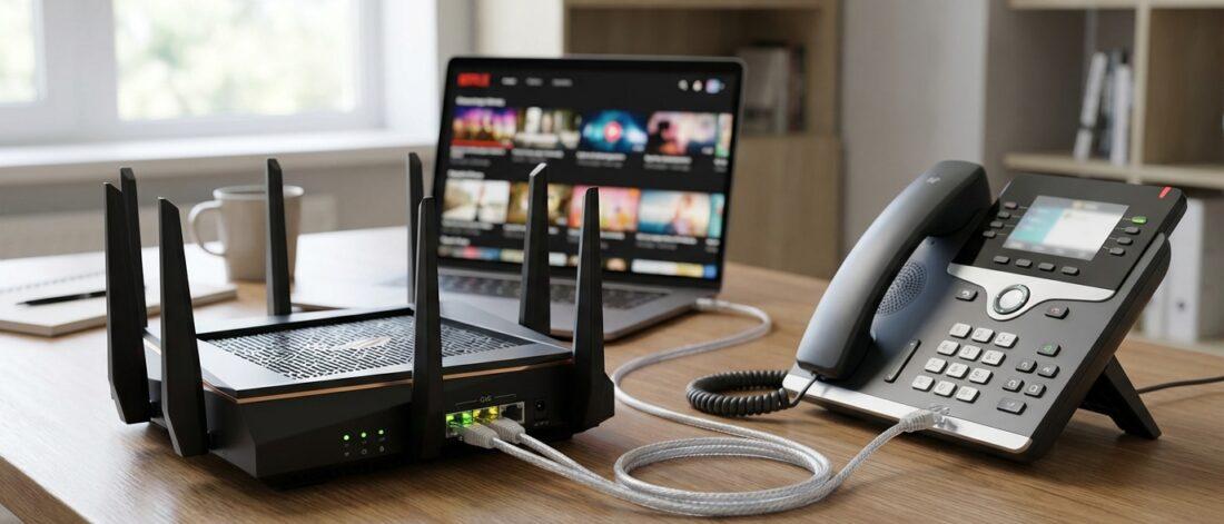 Routers met QoS verbeteren gesprekskwaliteit bij VoIP bellen. Waarom routers met QoS zorgen voor kristalheldere VoIP-gesprekken