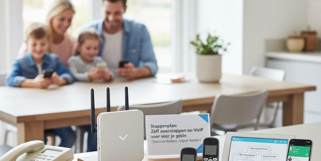 Stappenplan: Zelf overstappen op VoIP voor je gezin