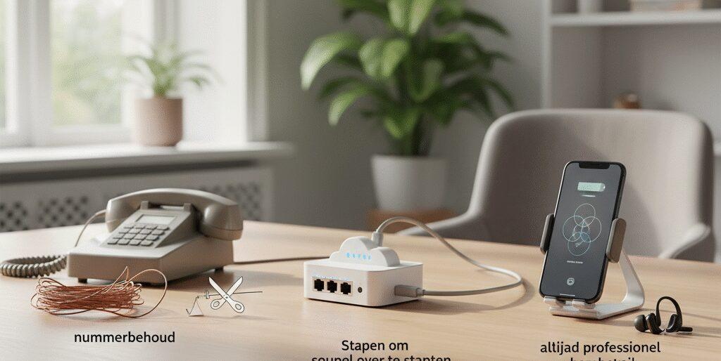 Stappen om soepel over te stappen op ip telefonie