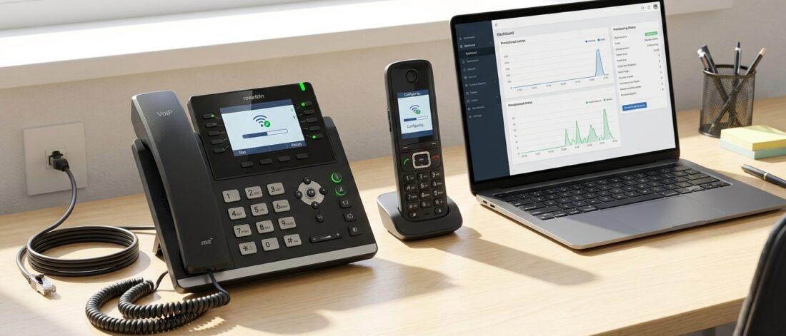 Verschillende types VoIP provisioning