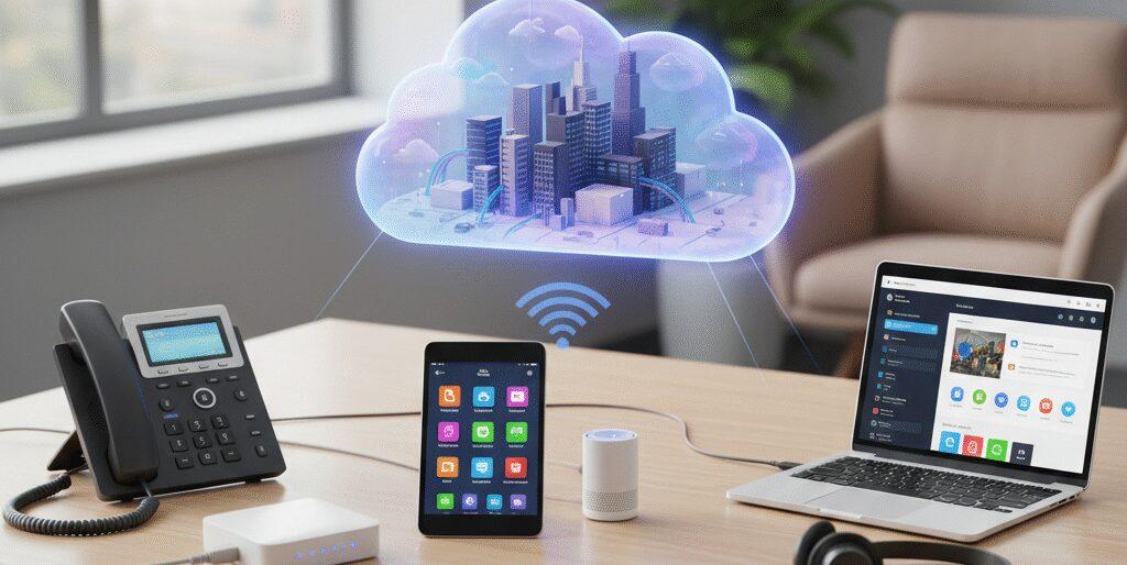 Verschillende types cloudtelefonie-oplossingen