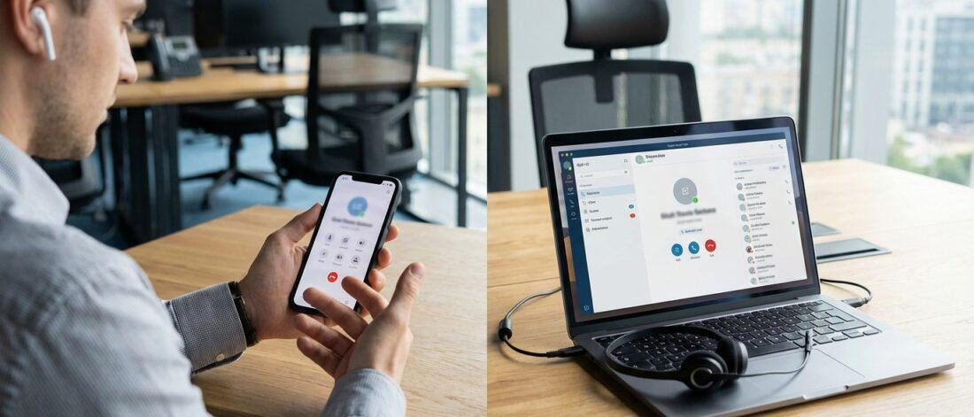 Je vraagt het je misschien af als je vaak belt via internet. Met VoIP (Voice over IP) kun je bellen zonder vaste lijnen of dure belkosten. Maar zit je vaker op je laptop, of heb je jouw telefoon altijd bij de hand? Het maakt uit, want het gebruik op mobiel&hellip;