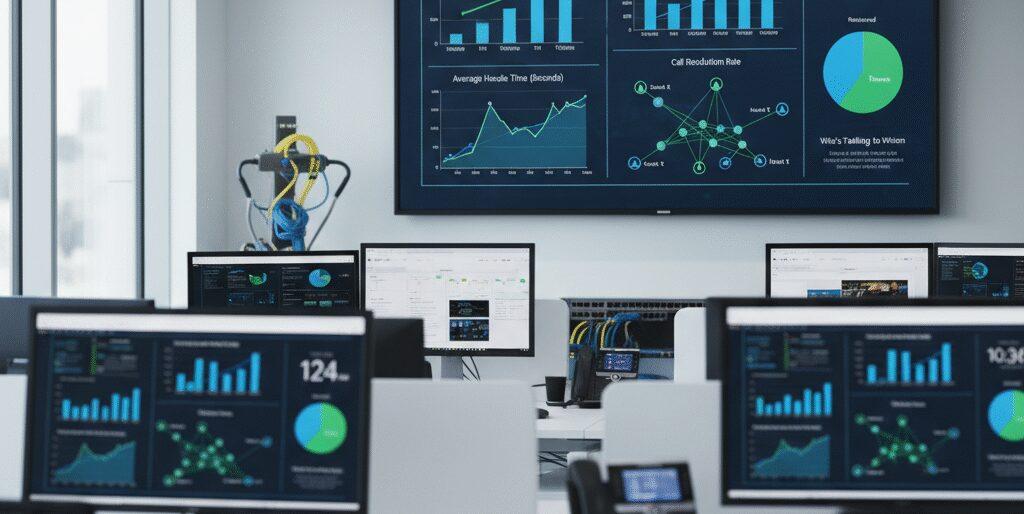 Je krijgt direct inzicht in al je gespreksgegevens, belstatistieken en bereikbaarheid. Met zo’n live overzicht zie je precies hoeveel gesprekken er binnenkomen, wie er met wie praat en hoe snel je reageert op je klanten. Je hoeft dus nooit meer te raden waar knelpunten zitten of wanneer lijnen overbelast raken.&hellip;