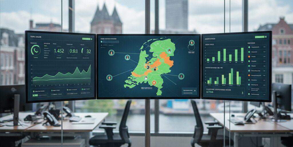 Voorbeelden van realtime voip dashboardcases in Nederland