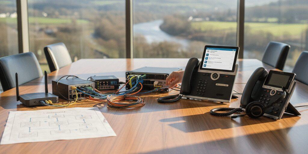 Processen en stappen bij implementatie van voip