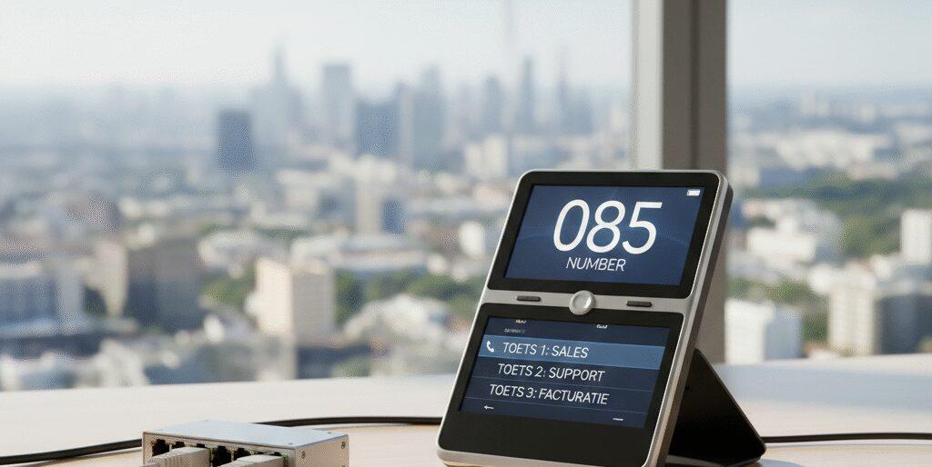 Met een 085 nummer ben je landelijk bereikbaar en oog je groter en professioneler. Bij Flexa Voip regelen we je 085 nummer snel en koppelen we alles aan onze VoIP telefooncentrale. Je krijgt een keuzemenu IVR wachtrij doorschakelen naar mobiel voicemail naar e mail gespreksopname en een slim belplan. We&hellip;