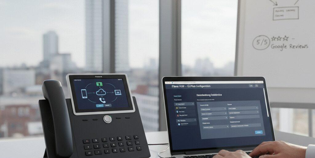 Bij Flexa Voip helpen we je met Doorschakeling instelservice voor een belplan dat meteen werkt.​ We richten je VoIP telefooncentrale in voor vaste lijn en mobiel in Nederland en België.​ Google reviews 5 van 5.​ We regelen tijdschema, keuzemenu IVR, belgroepen, wachtrij, voicemail, noodrouting, nummerbeheer en SIP trunk koppeling met&hellip;
