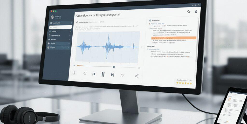 Met het Gespreksopname terugluisteren portaal van Flexa Voip luister je calls snel terug. Je zoekt met filters en tags, ziet transcriptie, en downloadt of deelt veilig. Google reviews 5 op 5. We leveren VoIP met portal, app en web. Je krijgt AVG proof encryptie, rollen en rechten, auditlog en retentie.&hellip;