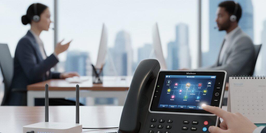 Intern doorverbinden voip geeft je bedrijf vaart.​ Met Flexa Voip tik je een extensie en je klant zit direct bij de juiste collega, zonder ruis of wachttijd.​ Je kiest warm of blind doorverbinden, parkeert gesprekken, routeert via belgroepen, wachtrijen en IVR.​ Werkt soepel via softphone en mobiele app, plus integratie&hellip;