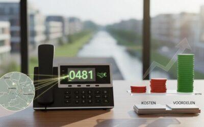 Kosten en voordelen van netnummer 0481 voor jouw bedrijf.​