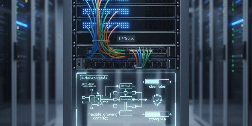 Bij Flexa Voip kies je een Sip trunk zakelijk contract dat meegroeit met je bedrijf in Nederland en Belgie. Voor zakelijke telefonie met schaalbare kanalen, heldere tarieven, een sterke SLA en slimme versleuteling. We helpen je met nummerportering, QoS, redundantie en failover, fraudebescherming, codecs G711 en Opus, en koppelingen met&hellip;