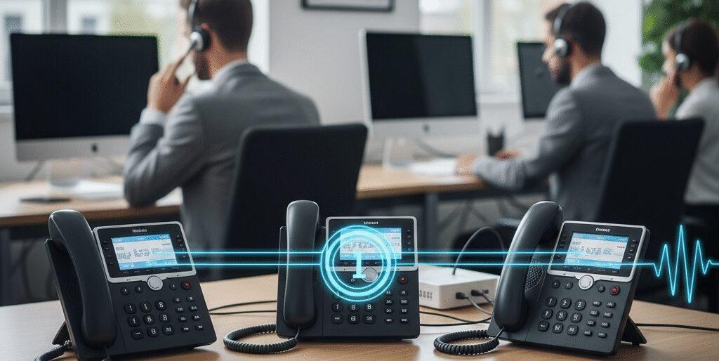 Stel je voor: jij en je collega’s kunnen gelijktijdig bellen, vanaf hetzelfde zakelijke nummer, zonder extra vaste lijnen nodig te hebben. Dat is parallel bellen via VoIP. Met VoIP-technologie maak je internetbellen mogelijk waardoor meerdere gesprekken tegelijk plaatsvinden, op verschillende apparaten. Denk aan je smartphone, laptop of bureautelefoon. Het is&hellip;