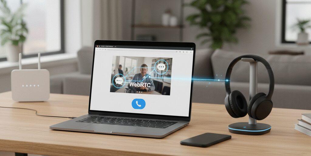 Dat betekent dat je zonder ingewikkelde installaties of downloads direct kunt bellen vanuit je favoriete webbrowser. Je hoeft alleen een internetverbinding te hebben, de rest gebeurt automatisch op de achtergrond – veilig, snel en eenvoudig. Vergelijk het met videobellen via Google Meet of Microsoft Teams, maar dan rechtstreeks in je&hellip;