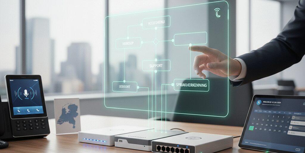 Wij van Flexa Voip helpen je met Ivr menu laten maken voor je VoIP telefooncentrale in Nederland en België. Zo komen klanten sneller bij de juiste persoon. Je krijgt keuzemenu en spraakherkenning, een begroeting, openingstijden, wachtrijen, slimme routering naar support, voicemail en een noodmenu. Voorbeeld druk 1 voor verkoop, 2&hellip;